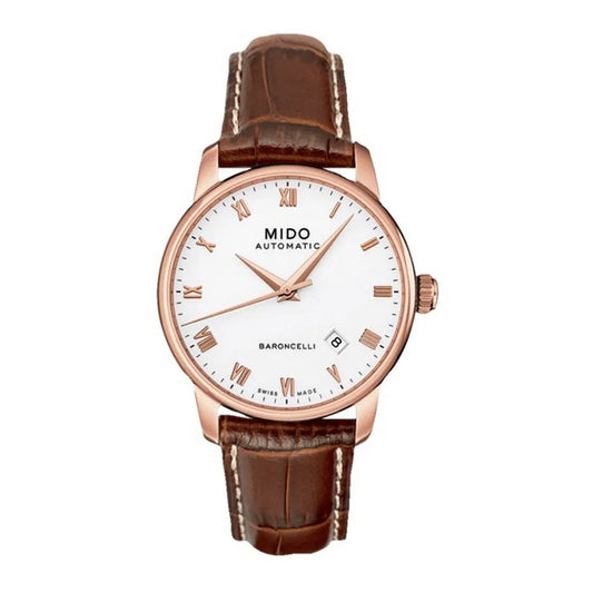 Mido Baroncelli Automatic 38mm White Dial
