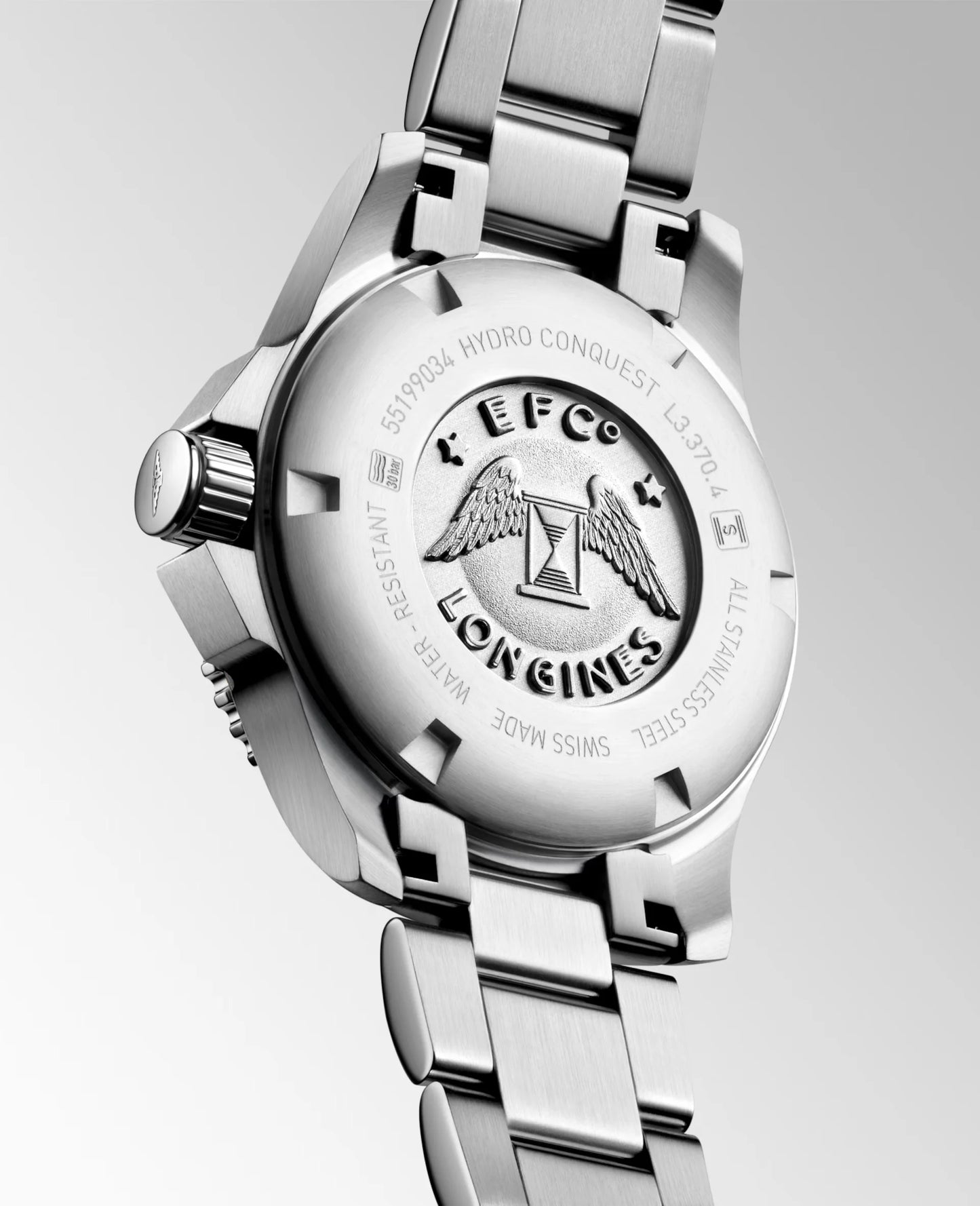 Longines HydroConquest Quartz 32mm, Mother-of-Pearl Dial, Stainless Steel