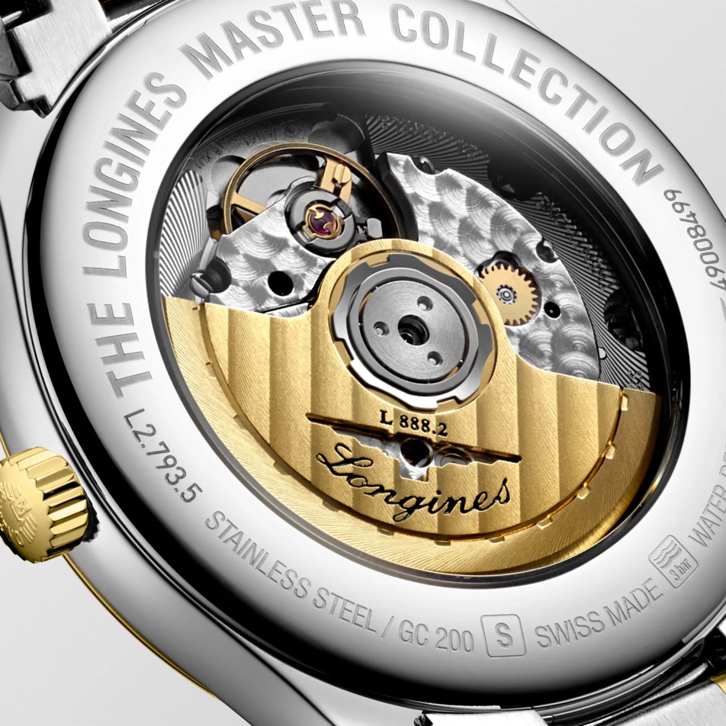 Longines Master Collection Automatic 40mm, Stainless Steel and 18 Karat Yellow Gold