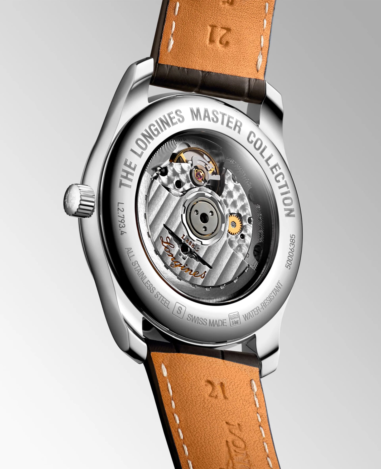 Longines Master Collection Automatic 40mm, Brown Alligator Leather Strap