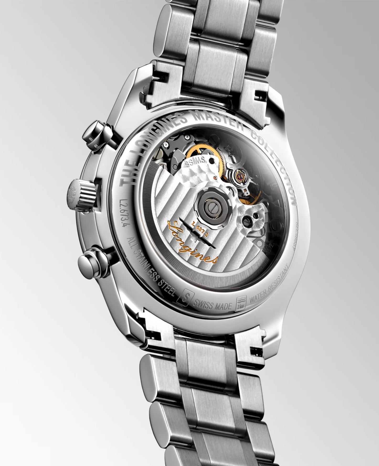 Longines Master Collection Chronograph Moonphase Automatic 40mm, Stainless Steel