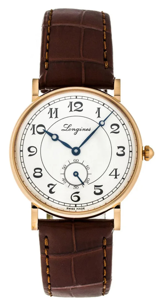 Longines Heritage Présence Automatic 34mm 18 Karat Rose Gold