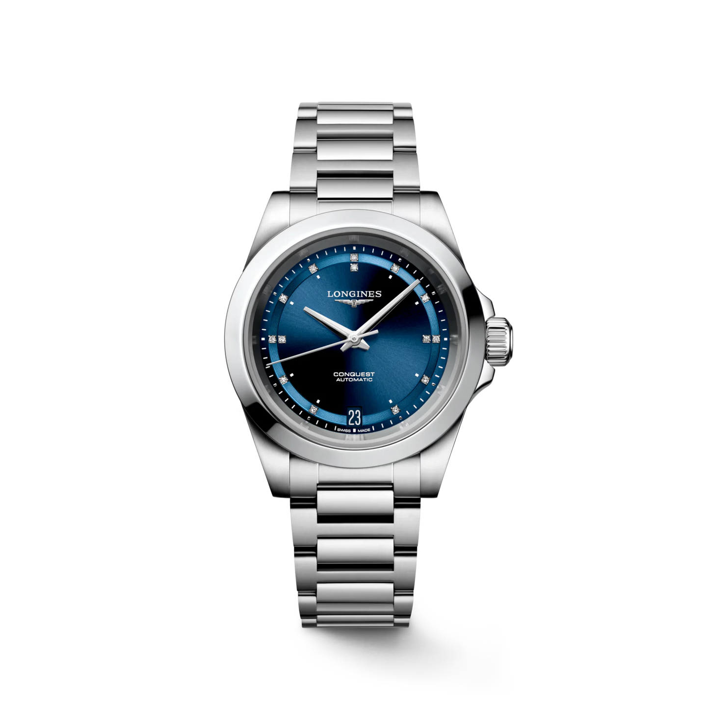 Longines Conquest Automatic 34mm, Blue Dial, Stainless Steel,