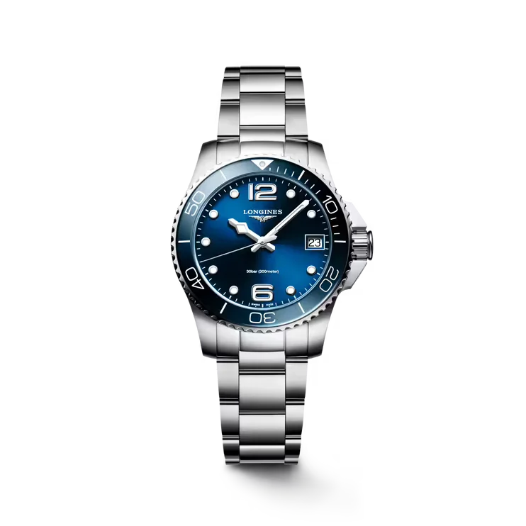 Longines HydroConquest Quartz 32mm, Blue Dial, Stainless Steel