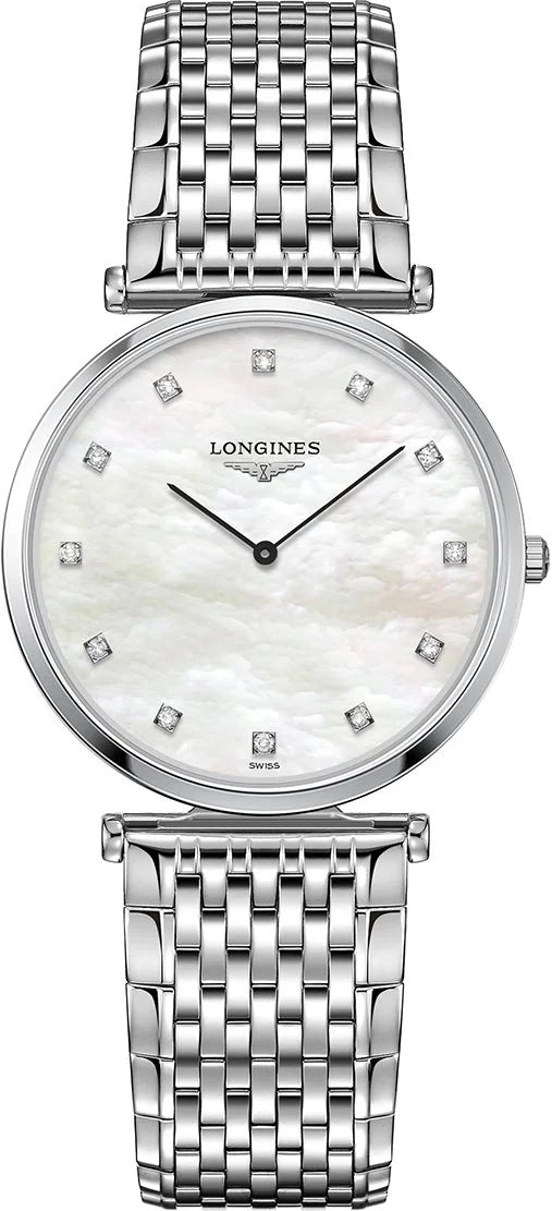 Longines La Grande Classique Quartz 33mm, Mother-of-Pearl Dial, Stainless Steel