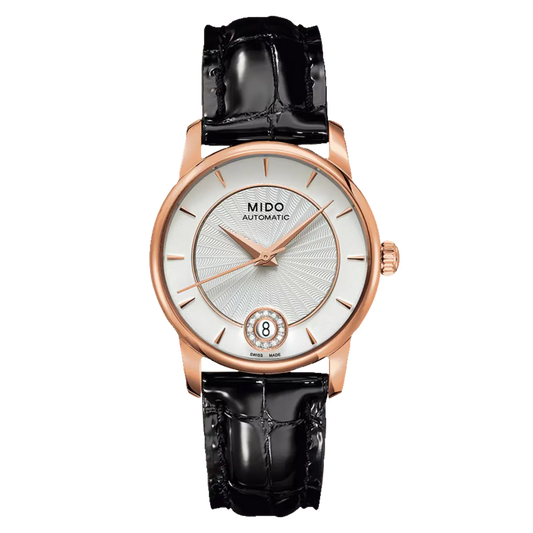 Mido Baroncelli Diamonds Automatic 33mm Silver Dial Ladies