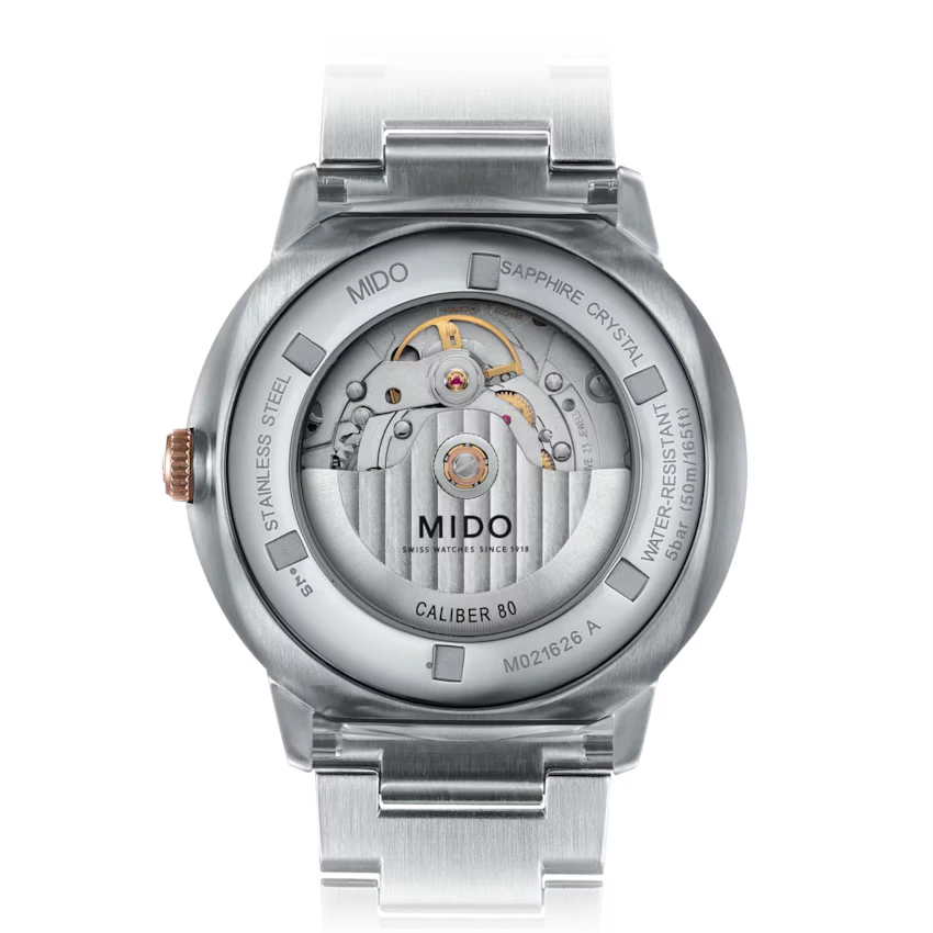 Mido Commander Big Date Automatic 42mm Silver Dial