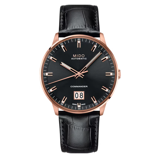 Mido Commander Big Date Automatic 42mm Black Dial