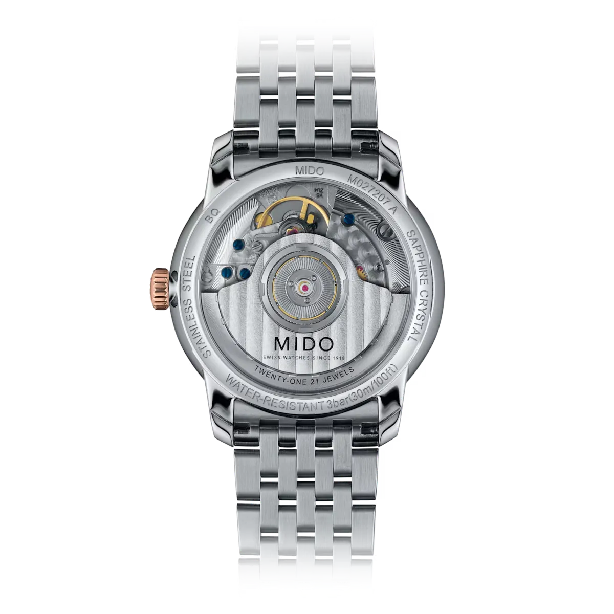 Mido Baroncelli Heritage Automatic 33mm White Dial Ladies