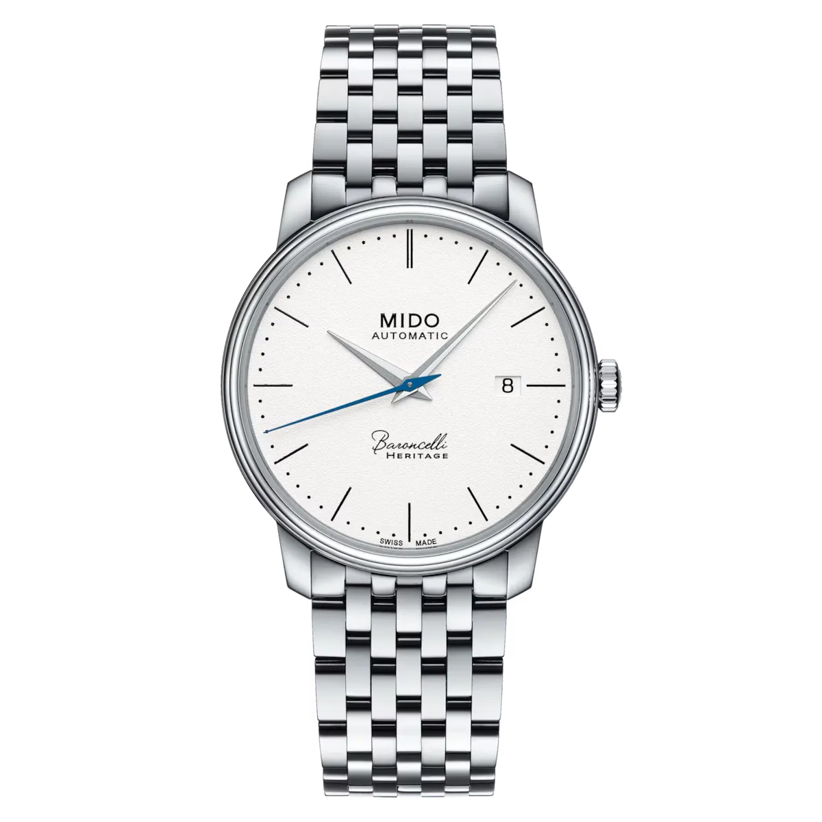 Mido Baroncelli Heritage Automatic 39mm White Dial