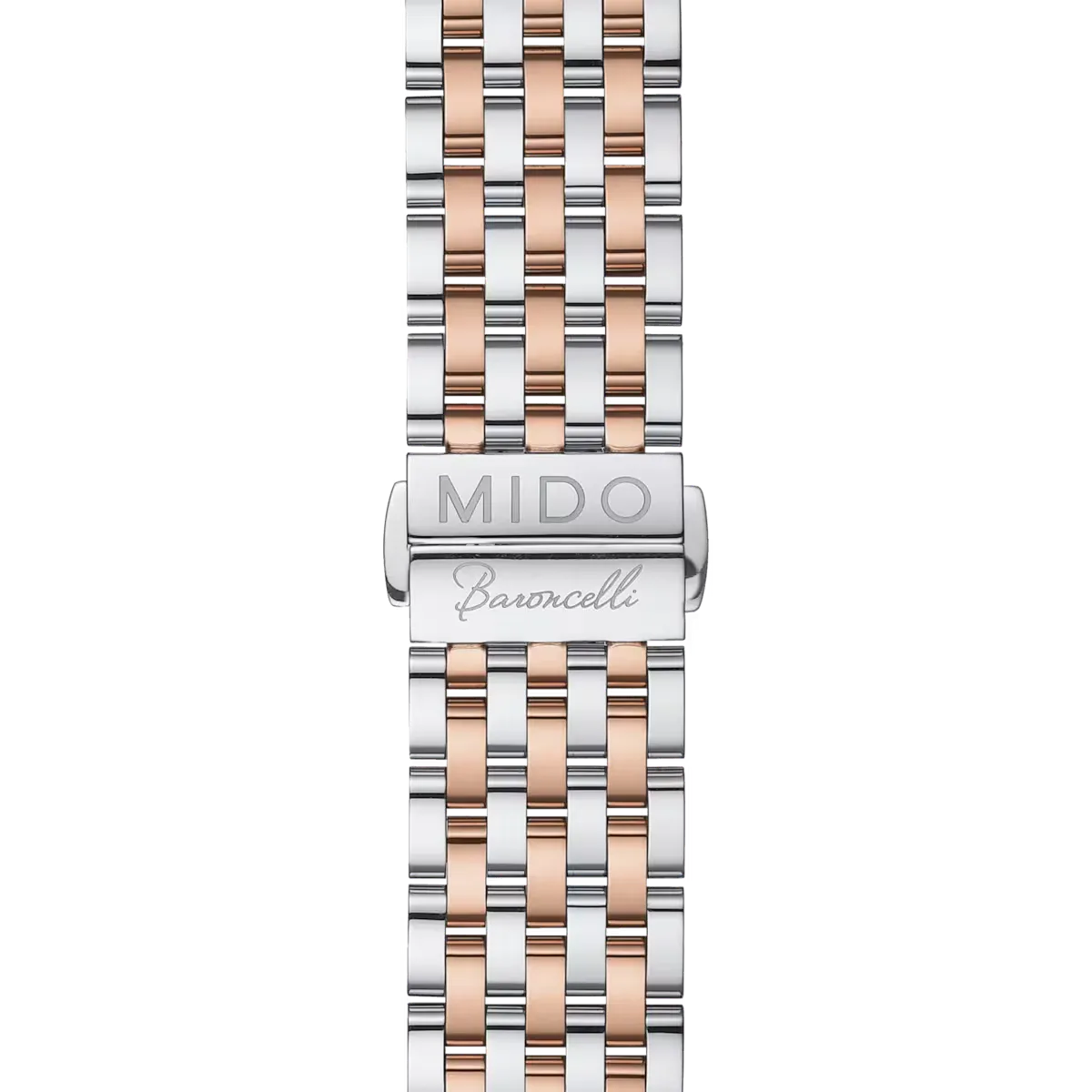 Mido Baroncelli Heritage Automatic 39mm White Dial Rose-gold PVD