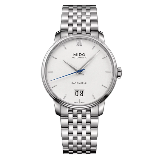 Mido Baroncelli Big Date Automatic 40mm White Dial