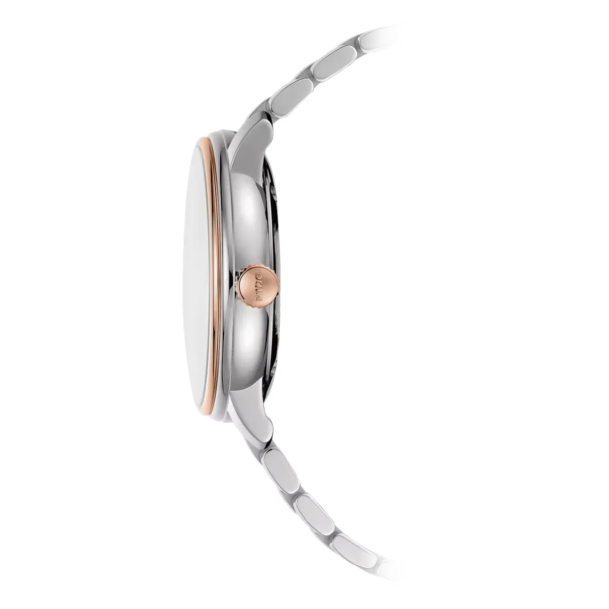 Mido Baroncelli Big Date Automatic 40mm White Dial Two Tone