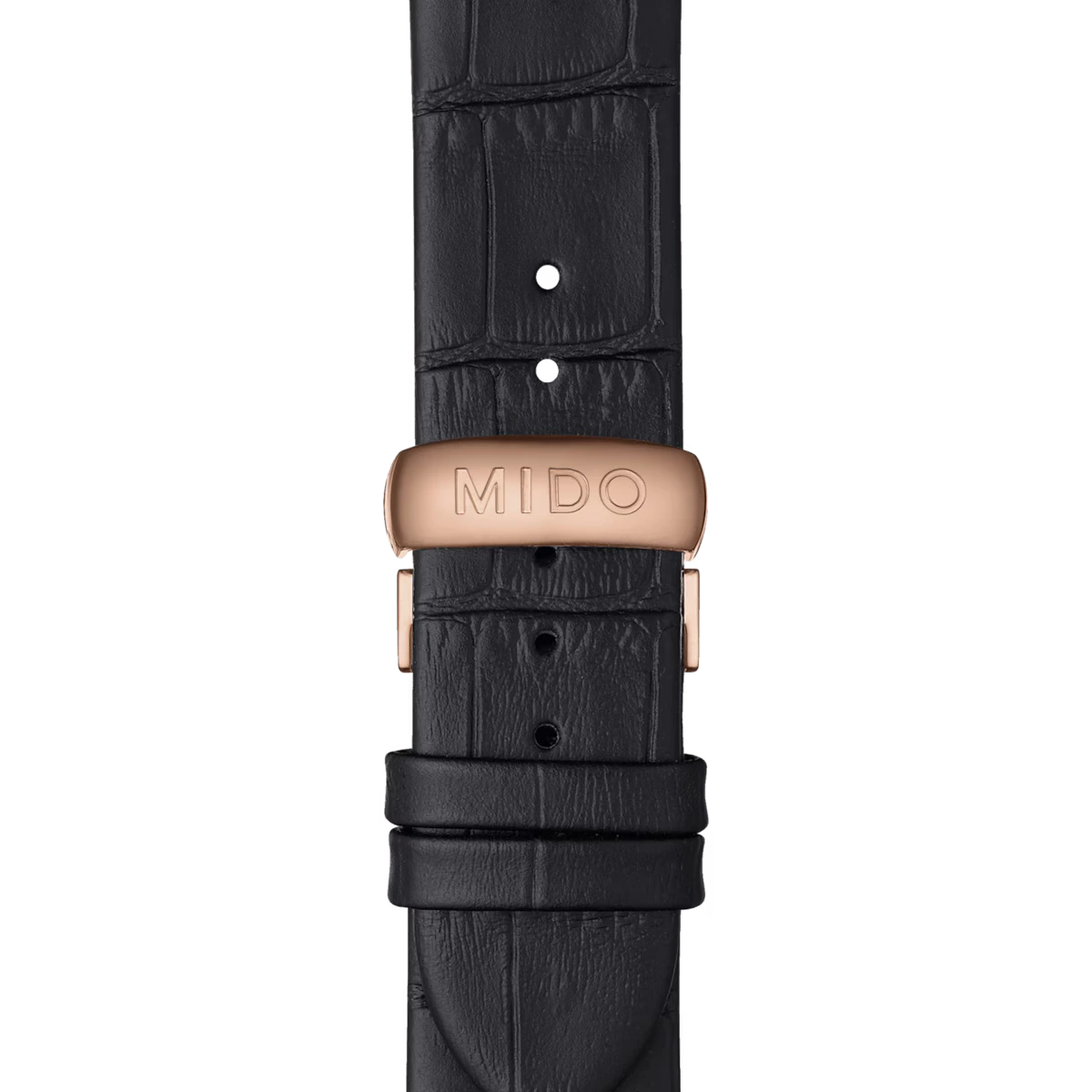 Mido Baroncelli Big Date 40mm Automatic White Dial Rose Gold PVD