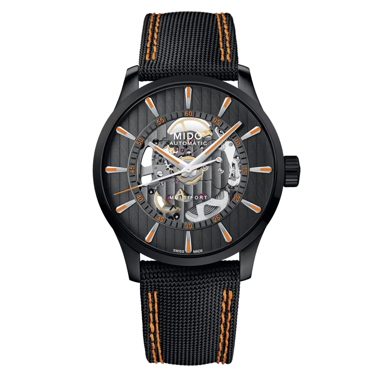 Mido Multifort Skeleton Vertigo Automatic 42mm Black Dial