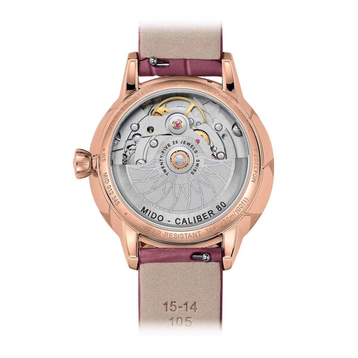 Mido Rainflower Night Diamonds Automatic 34mm White MOP