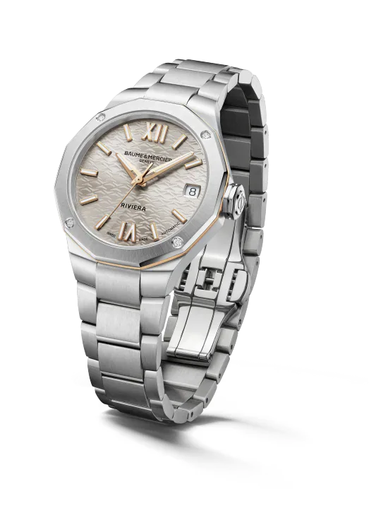 Baume & Mercier Riviera Automatic, Date Display Women's Watch 36mm