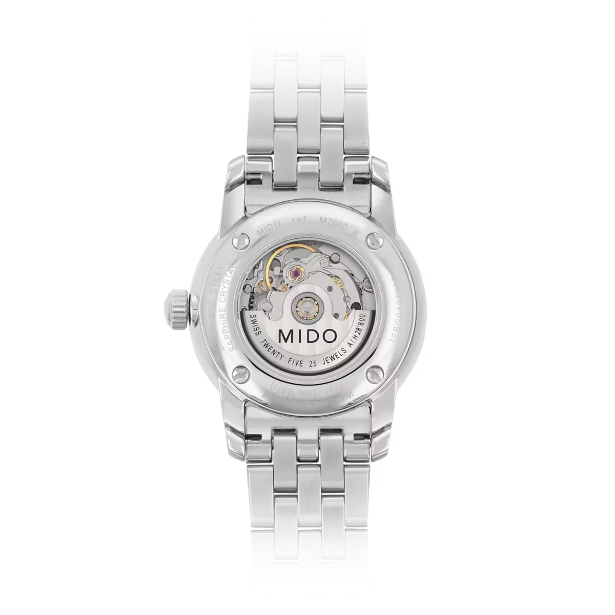 Mido Baroncelli Automatic 29mm Silver Dial Blue Roman Ladies