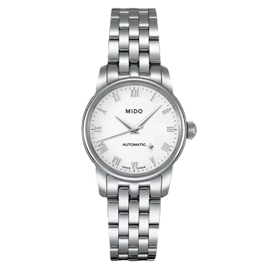 Mido Baroncelli Automatic 29mm White Dial Ladies