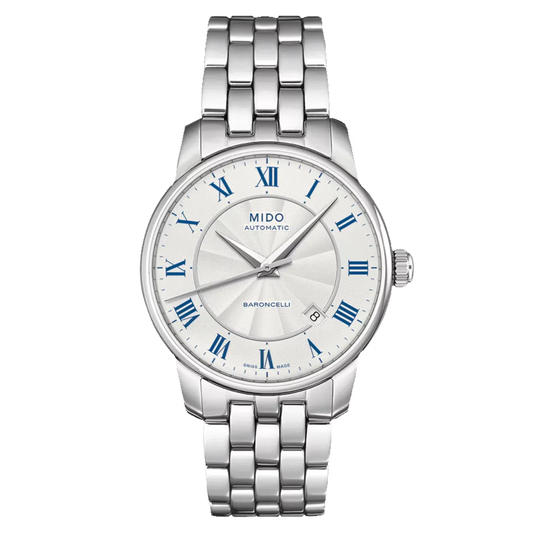 Mido Baroncelli Automatic 38mm Silver Dial