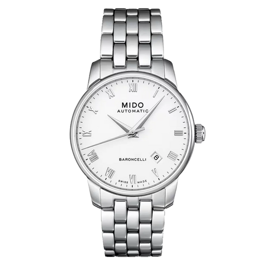 Mido Baroncelli Automatic 38mm White Dial