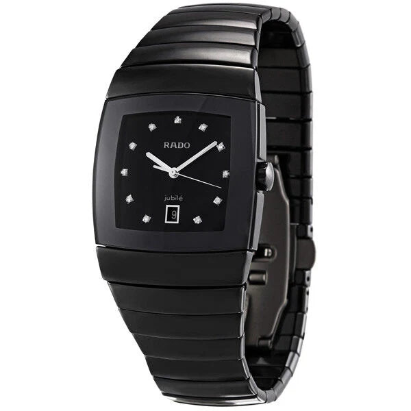 Rado Sintra Diamonds Quartz 31mm x 27mm Black Ceramic