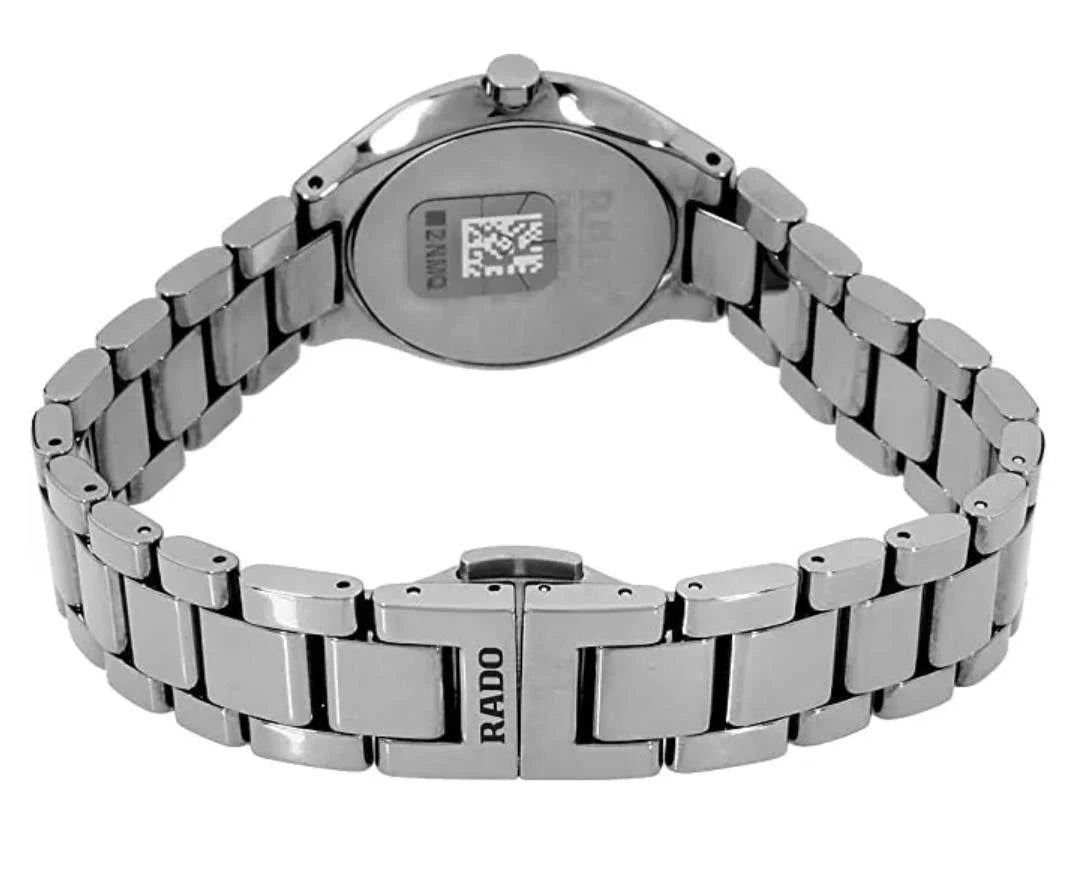 Rado True Thinline Ladies Quartz 30mm Black High Tech Plasma Ceramic