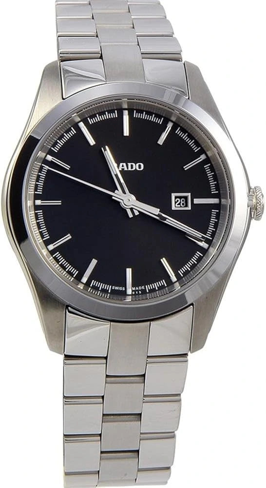 Rado HydroChrome Ladies Quartz 31mm Black Dial
