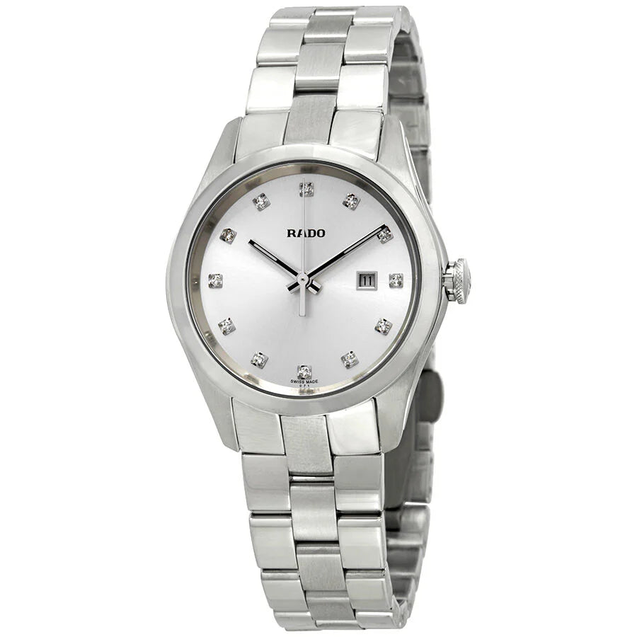 Rado HyperChrome Diamond Ladies Quartz 31mm Silver Dial