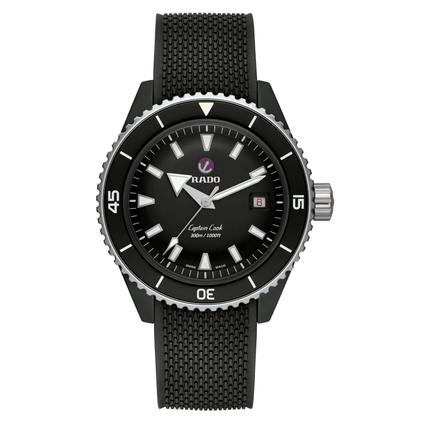Rado Captain Cook High Tech Ceramic Diver Automatic Men 43mm Black