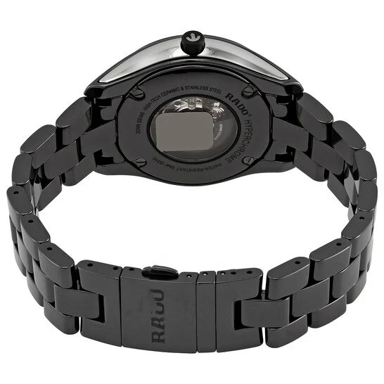 Rado HydroChrome Diamond Ladies Automatic 36mm Black Ceramic
