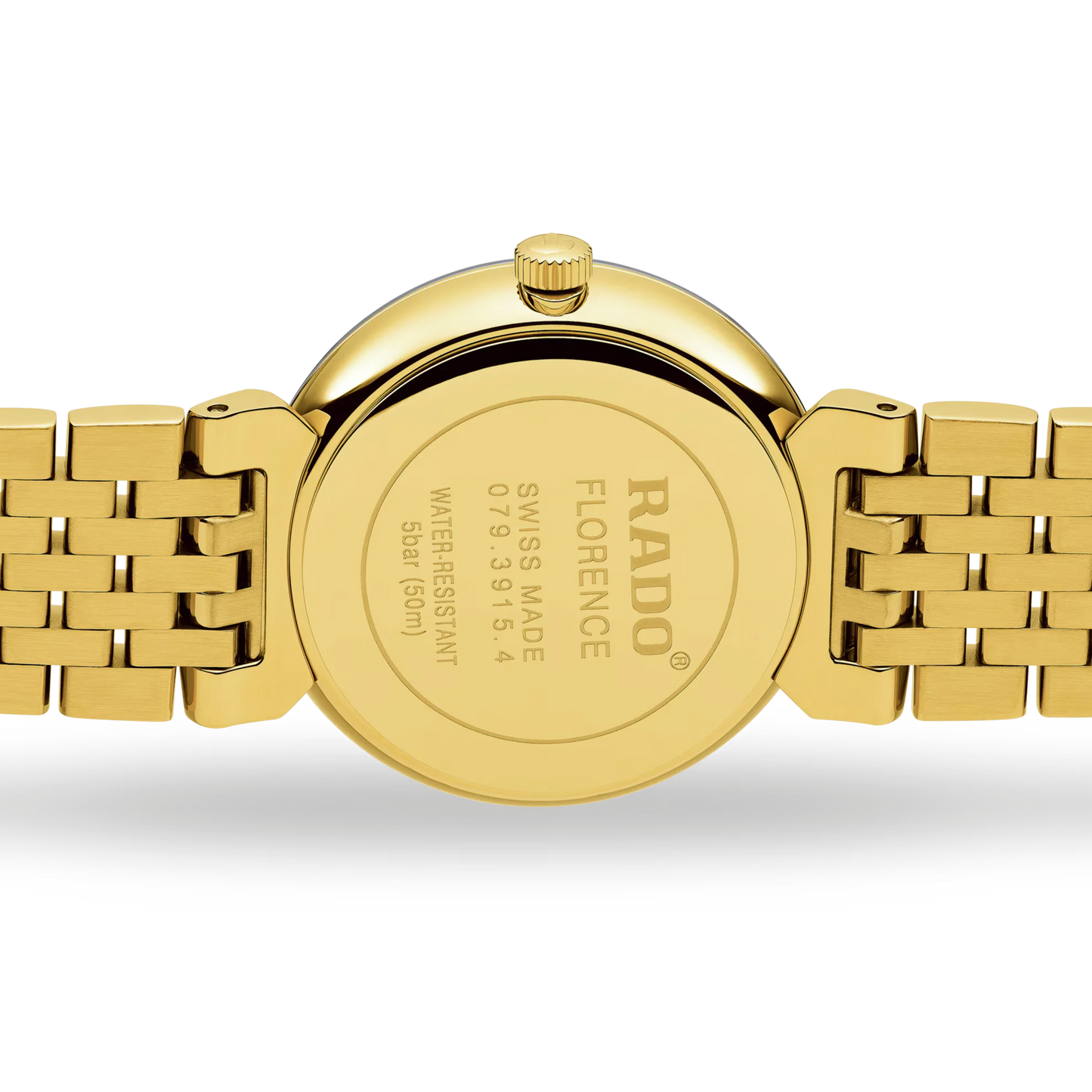 Rado Florence Diamonds Women Quartz 30mm Yellow Gold PVD