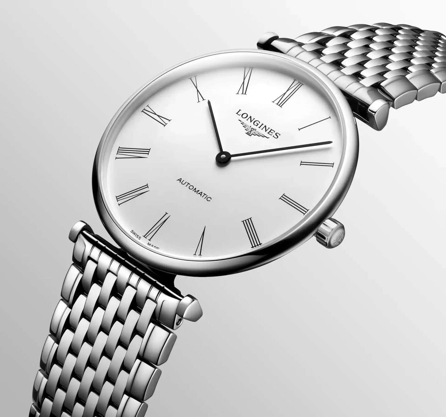 Longines La Grande Classique Automatic 38mm, White Dial, Stainless Steel