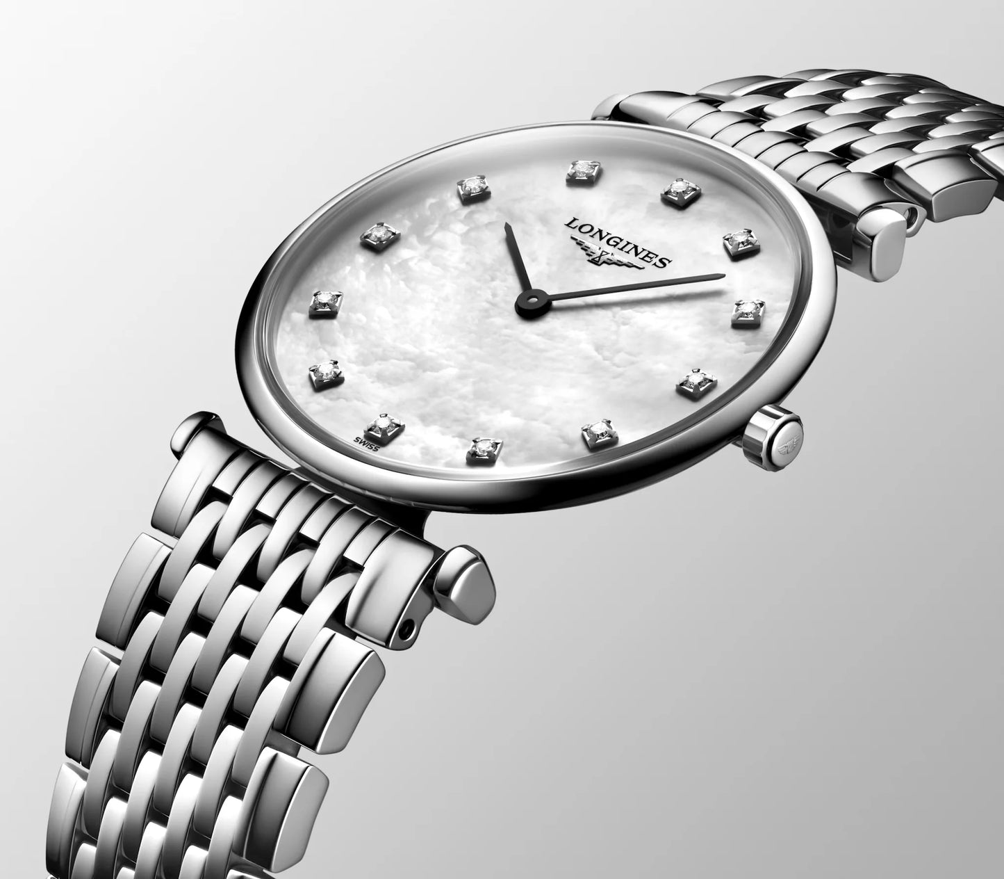 Longines La Grande Classique Quartz 29mm, Mother-of-Pearl Dial, Stainless Steel