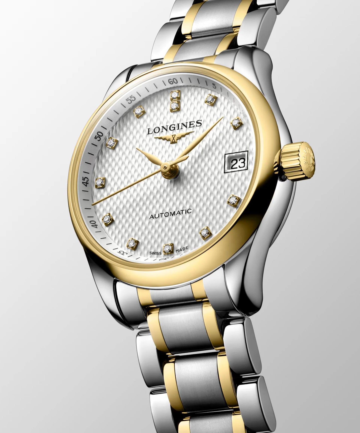 Longines Master Collection Automatic 25.50mm, Stainless Steel and 18 Karat Yellow Gold