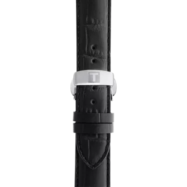 Tissot Le Locle Powermatic 80 Black Dial Leather Strap 39mm