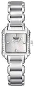 Tissot T-Wave Square Quartz 23mm MOP Diamond Bezel