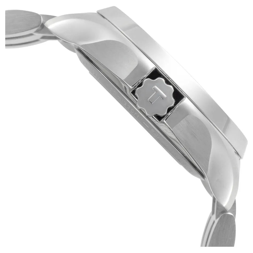 Tissot Couturier Quartz Black Dial Stainless Steel Bracelet 39mm