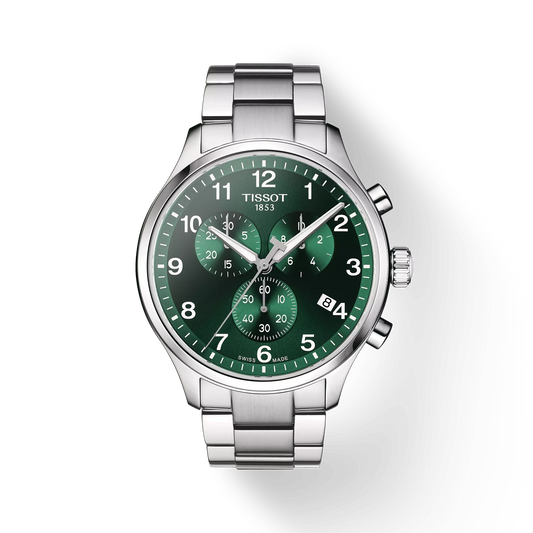 Tissot Chrono XL Classic Green Dial Stainless Steel 45mm