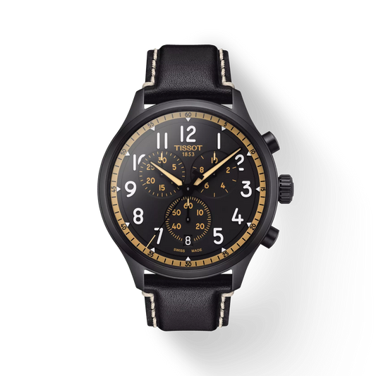 Tissot Chrono XL Vintage Black Dial 45mm