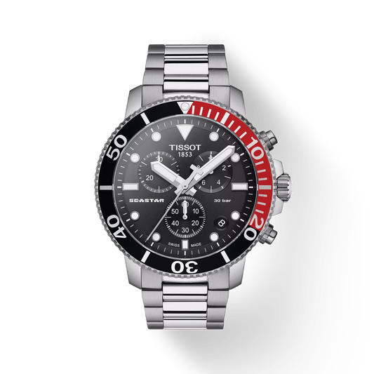 Tissot Seastar 1000 Chronograph Quartz 45.5mm Black