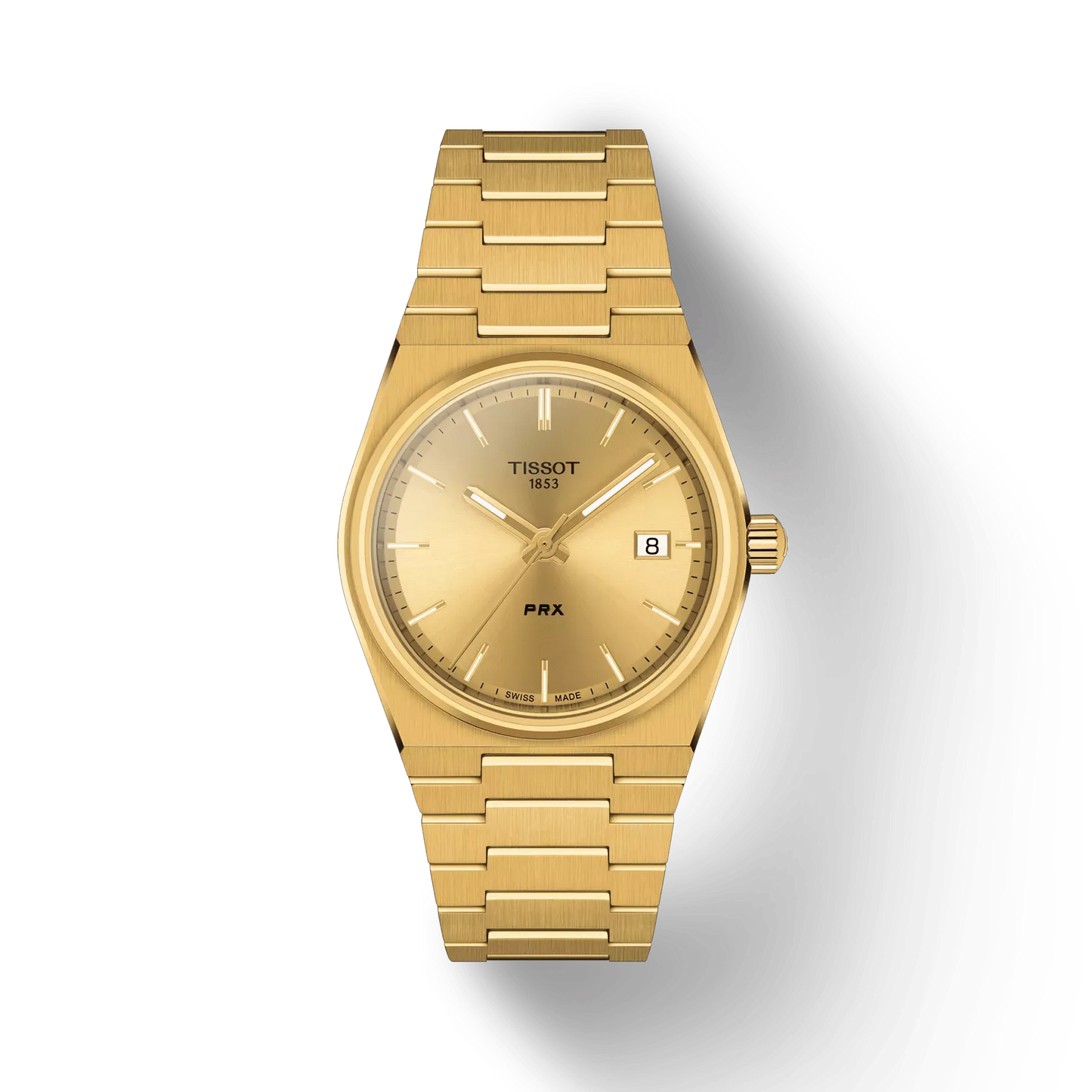 Tissot PRX Quartz 35mm Yellow Gold PVD