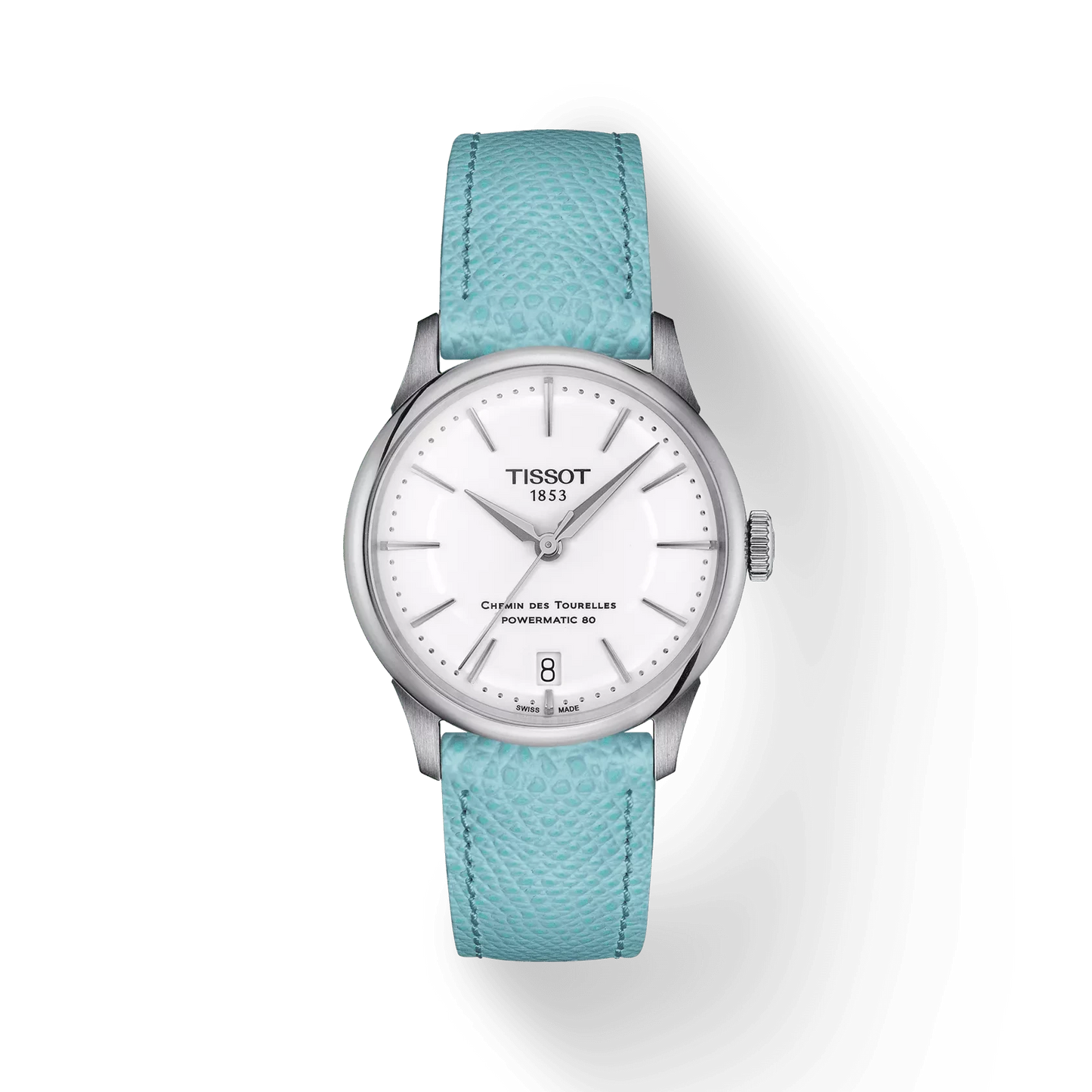 Tissot Chemin Des Tourelles Powermatic 80 White Dial 34mm