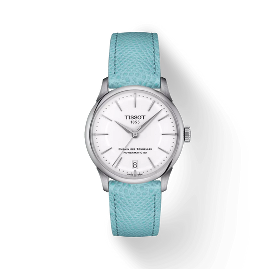 Tissot Chemin Des Tourelles Powermatic 80 White Dial 34mm