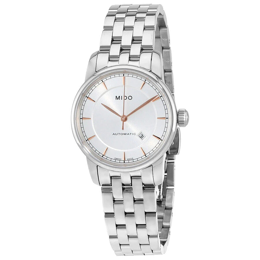 Mido Baroncelli Automatic 29mm Silver Dial Ladies
