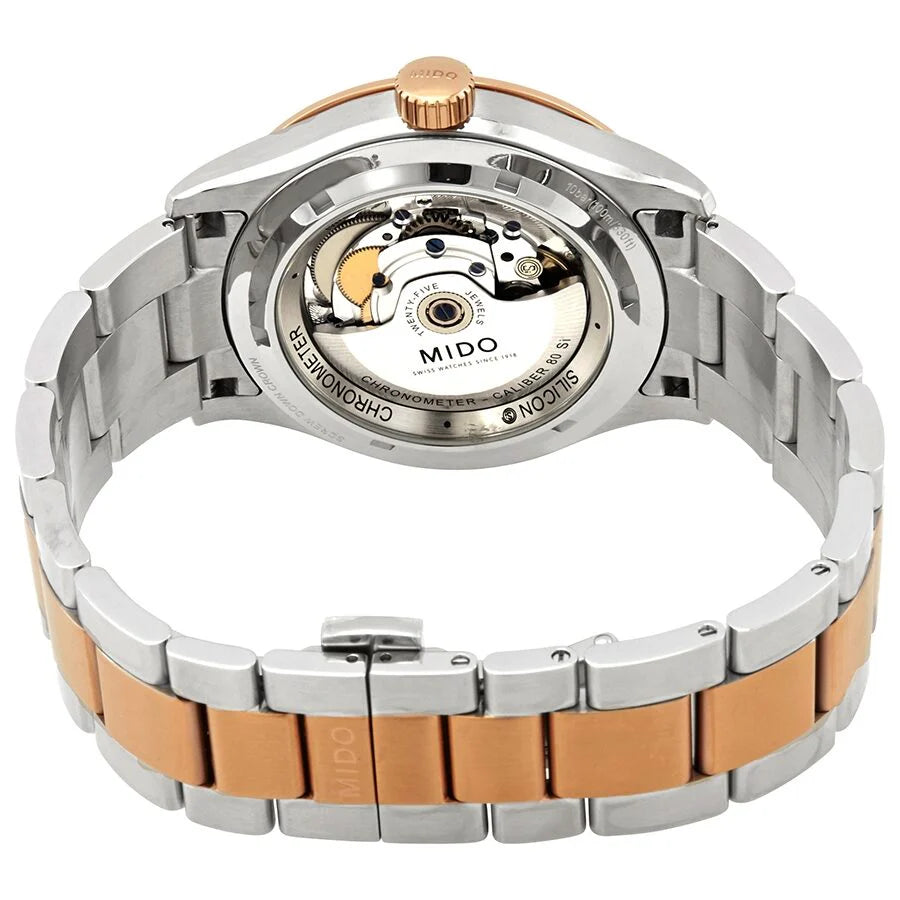 Mido Multifort Automatic 42mm White Dial Rose-gold PVD