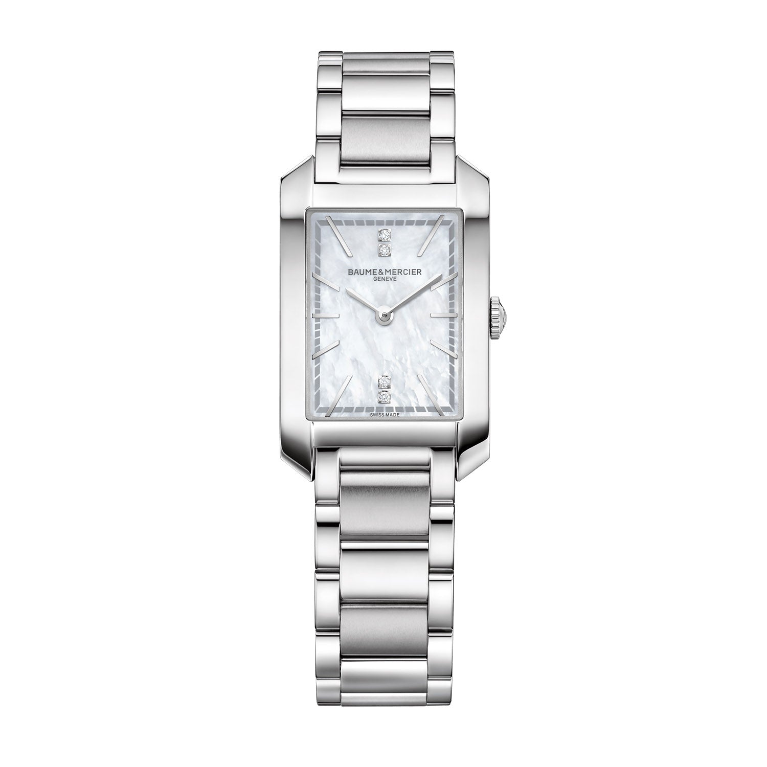 Baume Mercier Hampton Quartz Mother Of Pearl Diamond Set