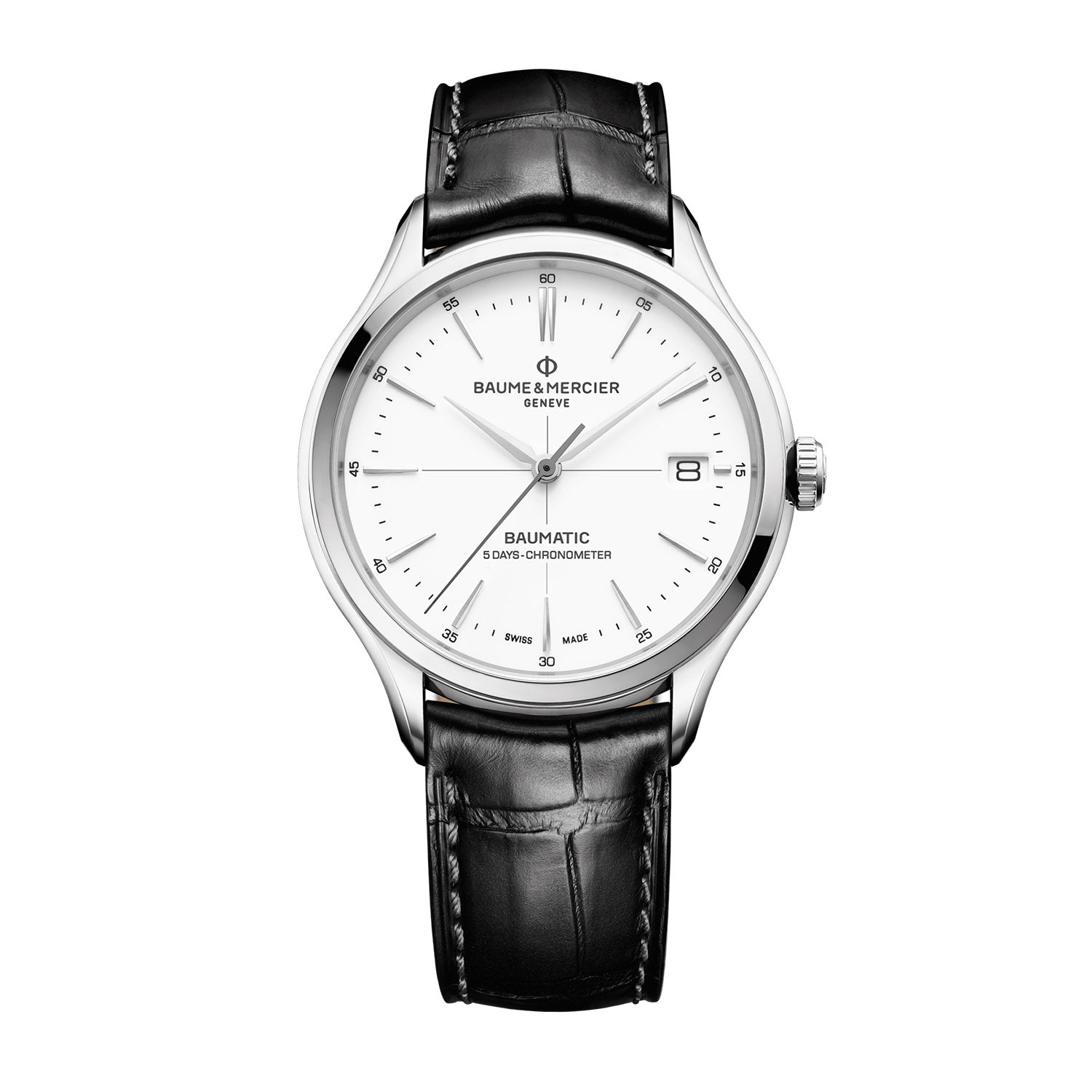 Baume Mercier Clifton Automatic Date Cosc Certified Men s