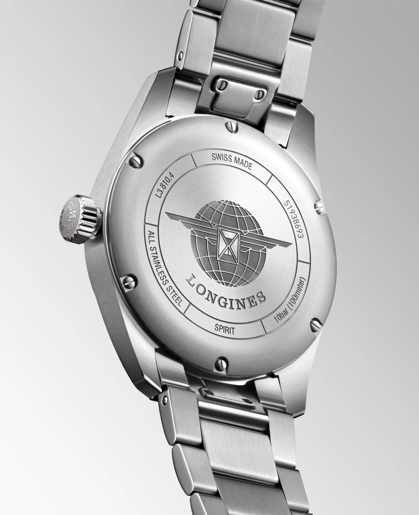 Longines Spirit Automatic COSC 40mm, Green Dial, Stainless Steel