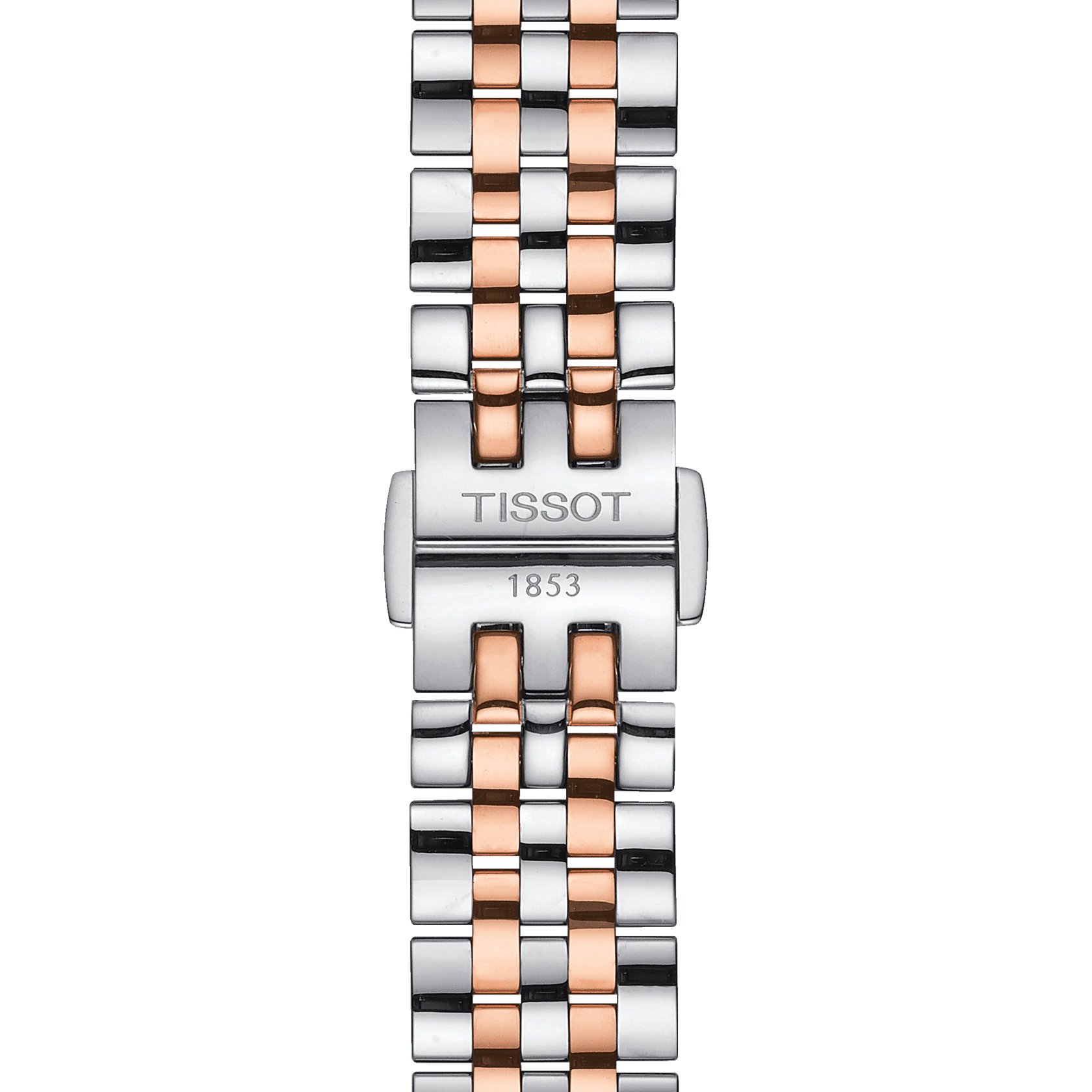 T006.207.22.038.00 Tissot Le Locle Stainless Steel and Rose Gold PVD watch bracelet